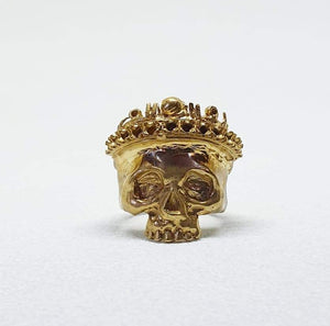 9ct King Skull Ring